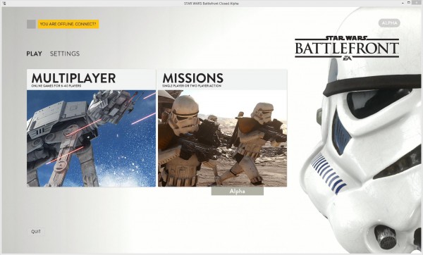 Le client de Star Wars : Battlefront se montre un peu plus tôt que prévu