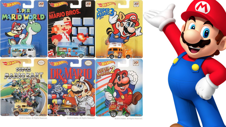 Les 30 ans de Mario fêtés avec des voitures Hot Wheels ?