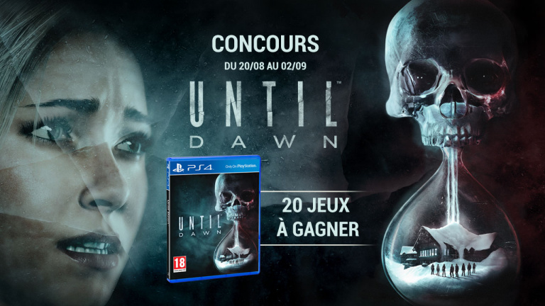 Concours Until Dawn : 20 jeux PS4 à gagner
