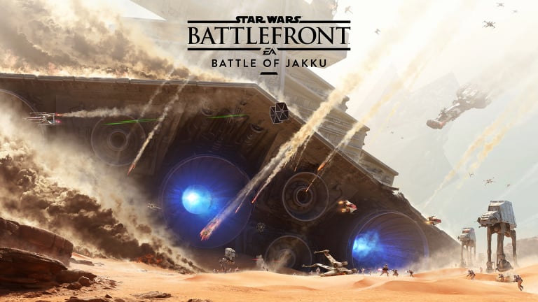Star Wars Battlefront : Un nouvel artwork pour la map Bataille de Jakku
