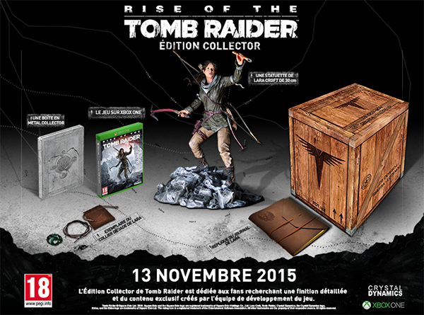 Rise of the Tomb Raider : La collector à 139,99 euros en Europe