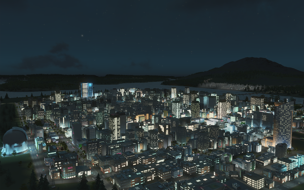 Cities Skyline : After Dark fait un tour d'horizon nocturne