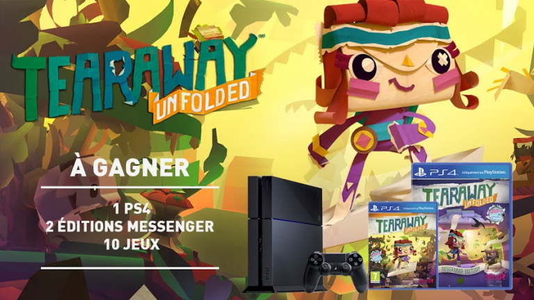 Tearaway Unfolded : Des jeux et une PS4 à gagner !