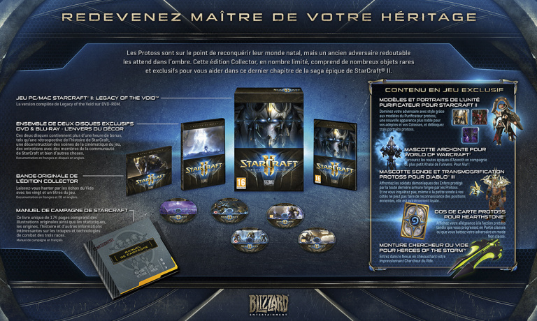 L'édition collector de Starcraft 2 : Legacy of the Void se présente