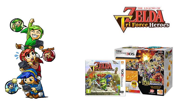 Concours Zelda Tri Force Heroes : Des jeux et une New 3DS à la clé !