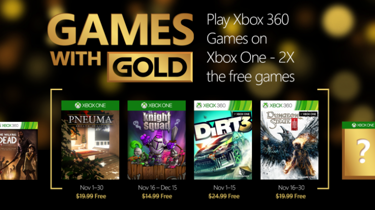 Xbox Gold : Pneuma et Knight Squad gratuits en novembre