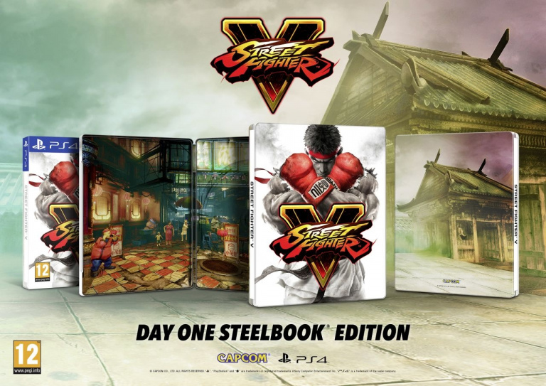 Street Fighter V : Une édition Day One Steelbook pour la PS4
