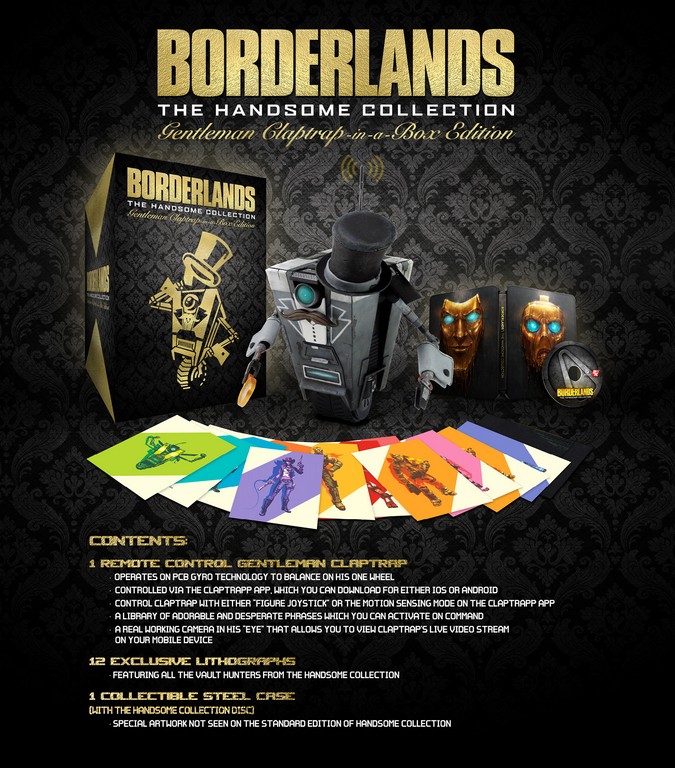 Borderlands : Une édition spéciale avec un Claptrap télécommandé