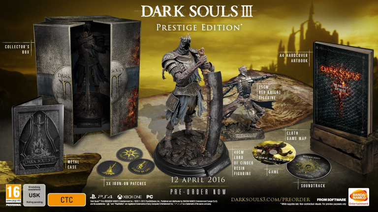 Dark Souls 3 : Date de sortie et collector