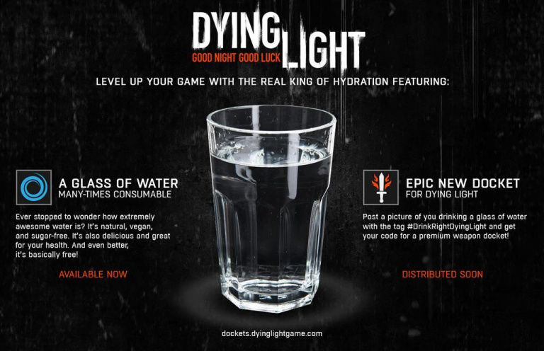 Dying Light : Le DLC #DrinkforDLC arrivera en février
