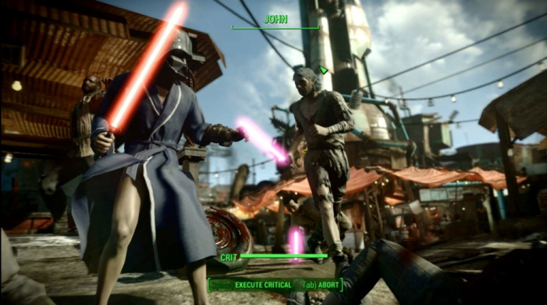 Un mod Fallout pour se battre avec des sabres laser