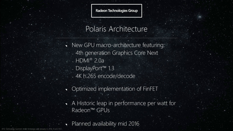 AMD Polaris : (beaucoup) plus efficace que Maxwell…