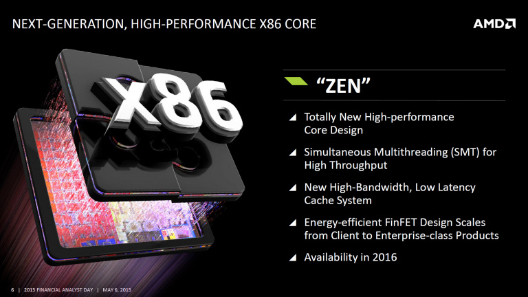AMD : Les CPU Zen sortiront d’abord sur PC Desktop, fin 2016