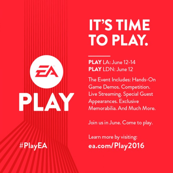 E3 2016 : Les démos des jeux EA accessibles au public, une grande première