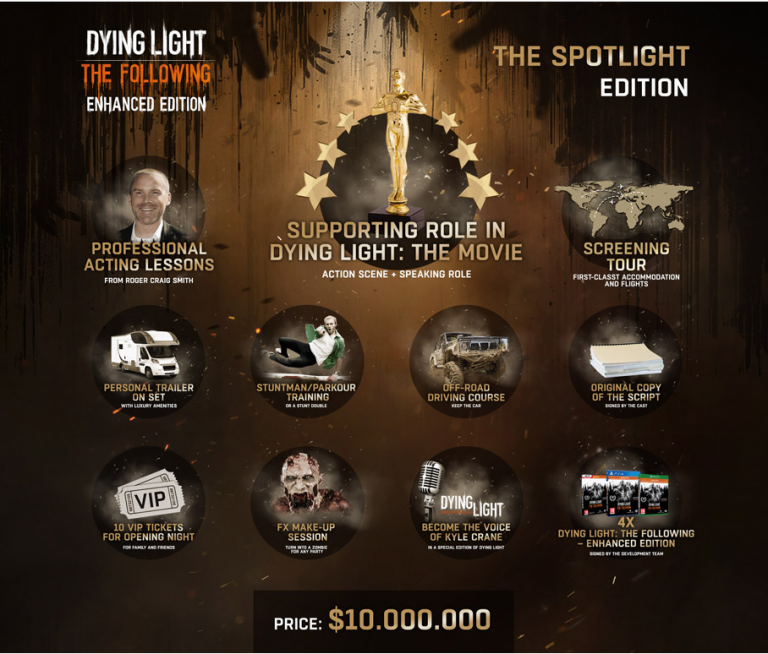 Dying Light the Following  : Une édition spéciale à 10 millions de dollars