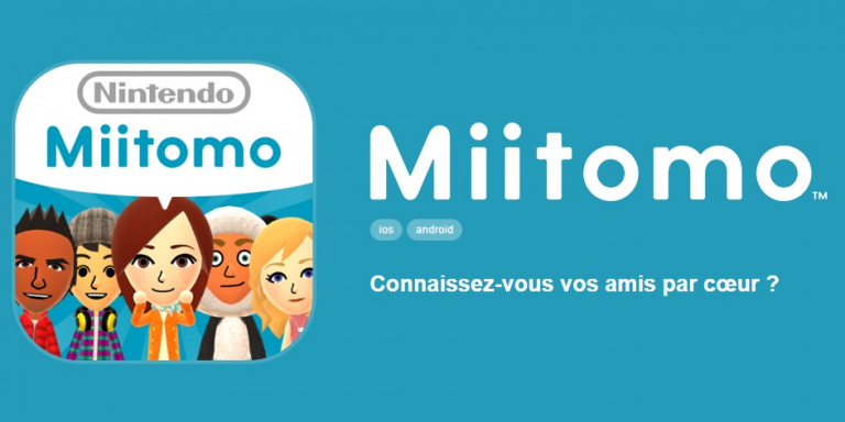 Les comptes Nintendo et Miitomo ouvrent leurs inscriptions