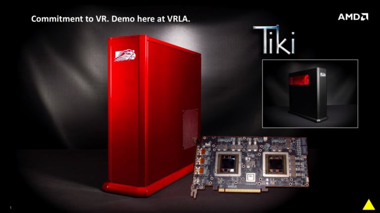 AMD tease un kit de développement bi-GPU ultrapuissant pour la VR de la taille d’une console