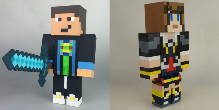 Une figurine Minecraft impression 3D personnalisée à gagner