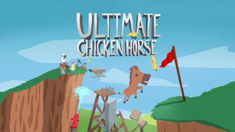 Ultimate Chicken Horse : le jeu de plate-forme déjanté