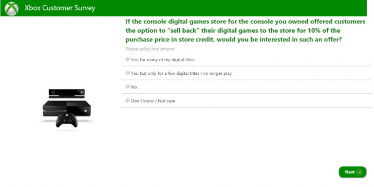 Xbox One : Revendre vos jeux digitaux vous plairait-il ?