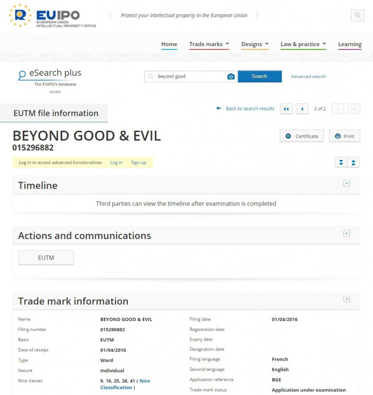 Ubisoft redépose la marque Beyond Good & Evil