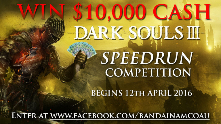 Dark Souls 3 : 10 000 $ pour le meilleur speedrun du jeu