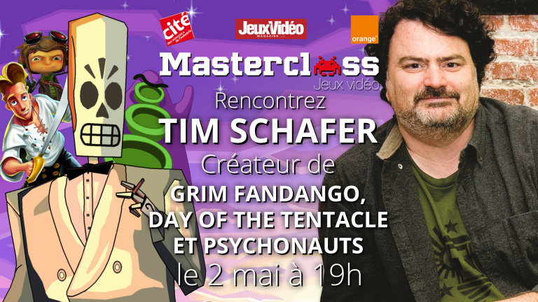 Tim Schafer (Grim Fandango, Psychonauts) à la Masterclass Jeux Vidéo !