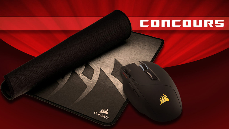 La souris Corsair Sabre et le Tapis MM300 à gagner
