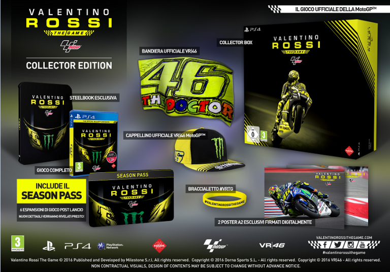 Valentino Rossi The Game : Une édtion collector et une PS4 collector pour le marché italien