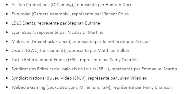 France eSport : L'Association officielle est lancée, le gouvernement et les joueurs se disent oui