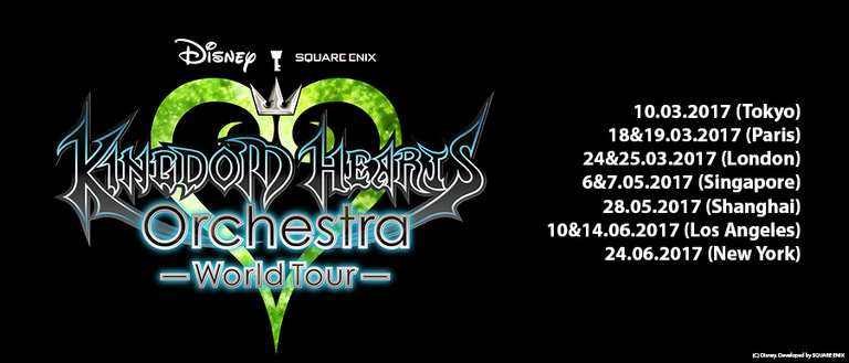 Kingdom Hearts : Une tournée de concerts dans le monde entier 