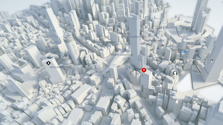 Mirror's Edge Catalyst : Une carte interactive pour découvrir la Cité de Verre