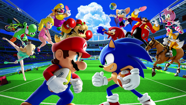 Mario et Sonic aux Jeux Olympiques de Rio 2016, premier tour de piste sur Wii U