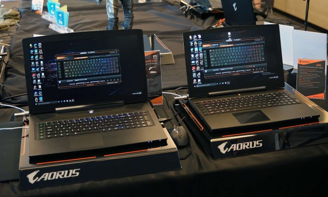 Aorus débarque au Computex avec un PC portable VR-Ready, et quelques perspectives d’évolution pour les gammes existantes