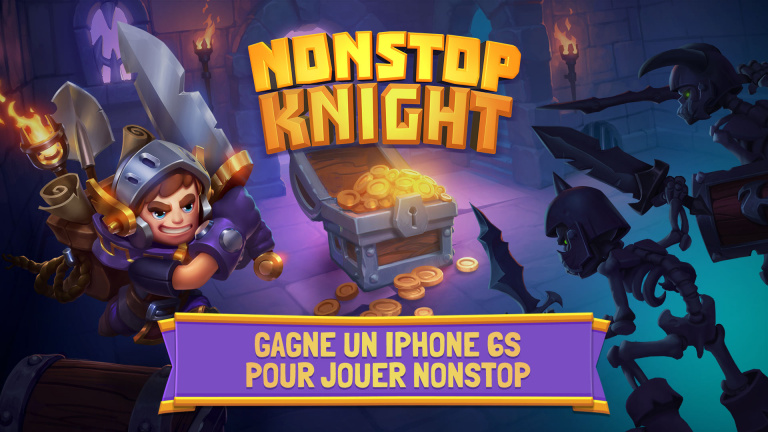 Concours Nonstop Knight : un gagnant pour l'iPhone 6S !