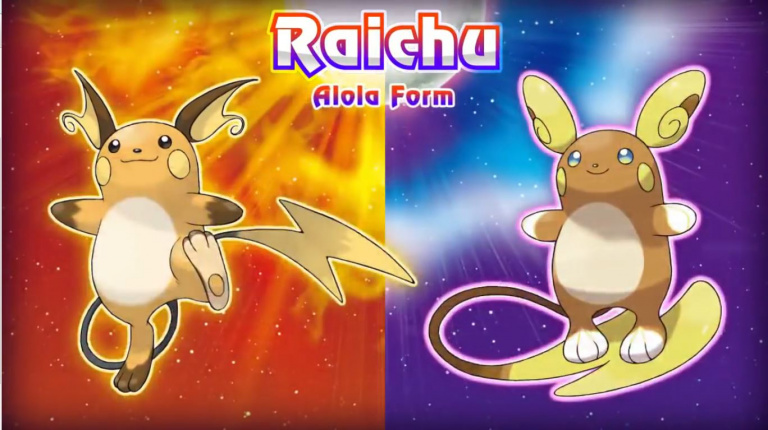 [MAJ] Pokémon Soleil et Lune : Raichu change de forme ? 