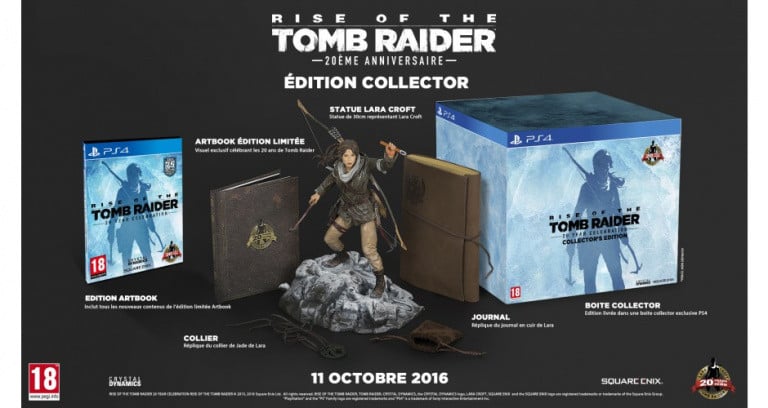 Rise of the Tomb Raider : un collector annoncé