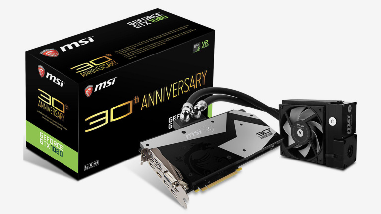 MSI annonce la GeForce GTX 1080 Edition 30ème anniversaire
