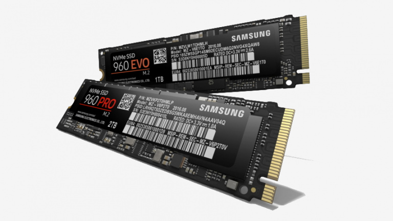 Jusqu’à 3,5 Go/s de débit sur les nouveaux SSD Samsung 960 Pro et 960 Evo