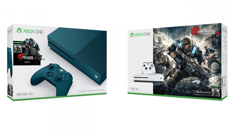 2 nouveaux packs Xbox One S pour Gears of War 4
