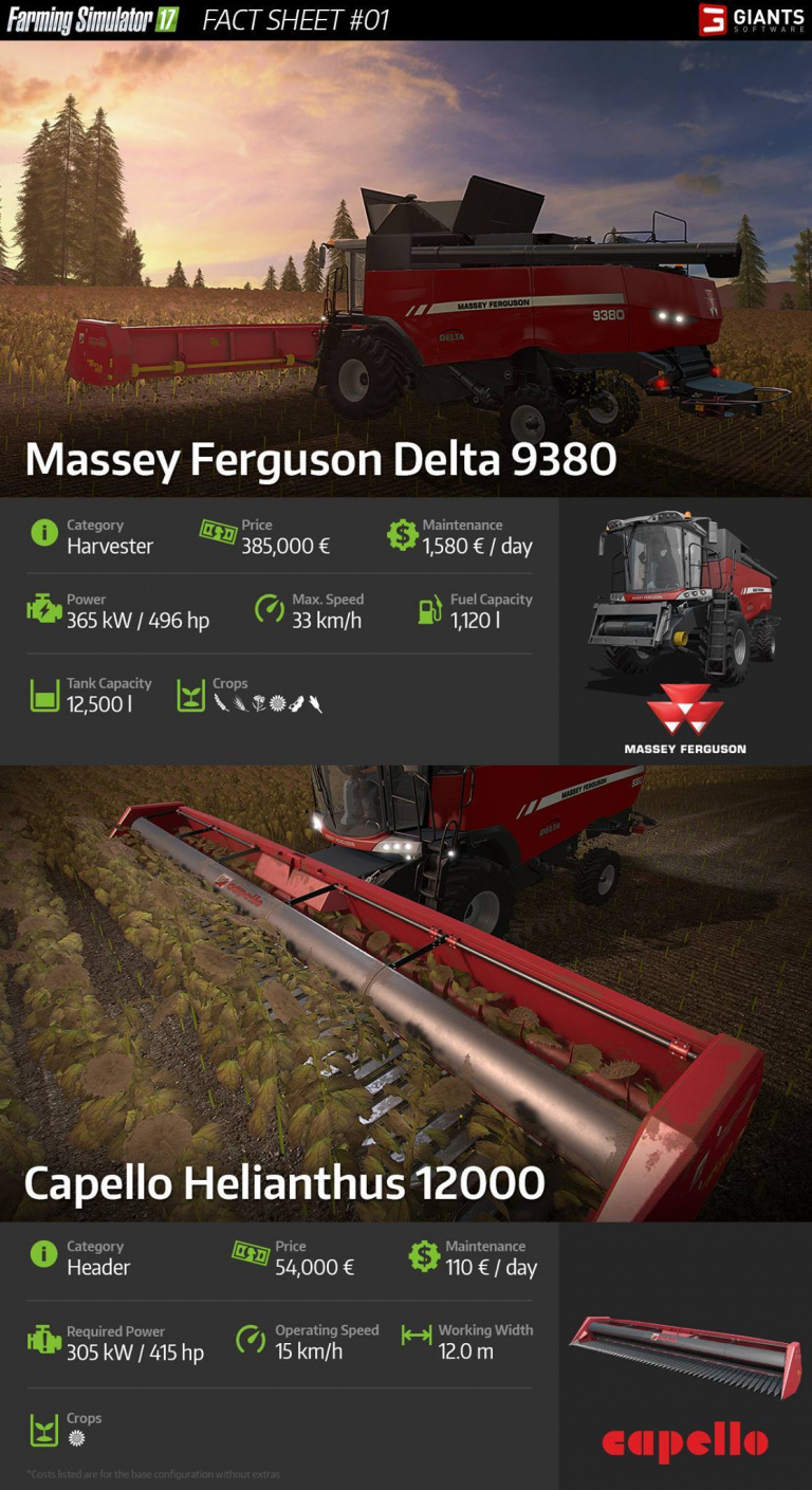 Massey Ferguson Delta 9380 + Capello Helianthus 12000