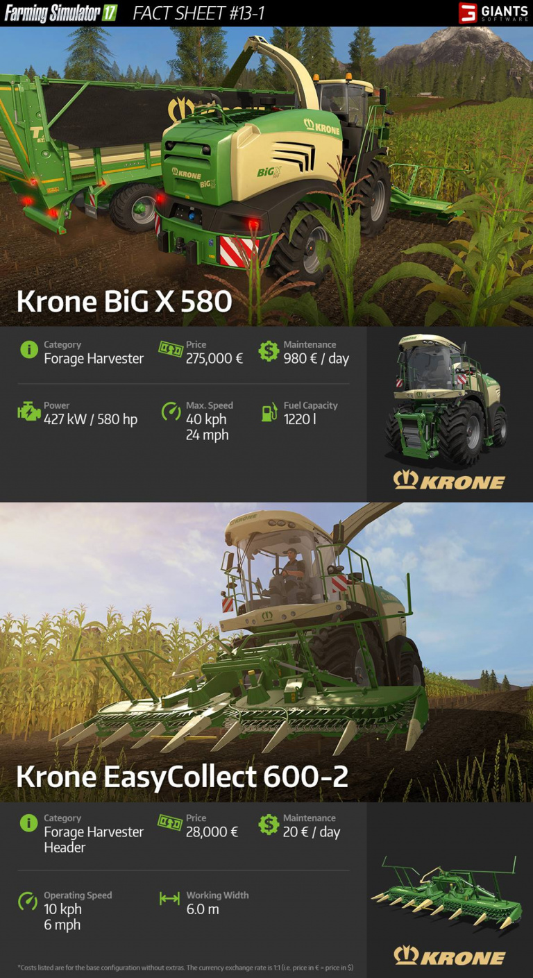 Krone BiG X 580 + Krone EasyCollect 600-2 
