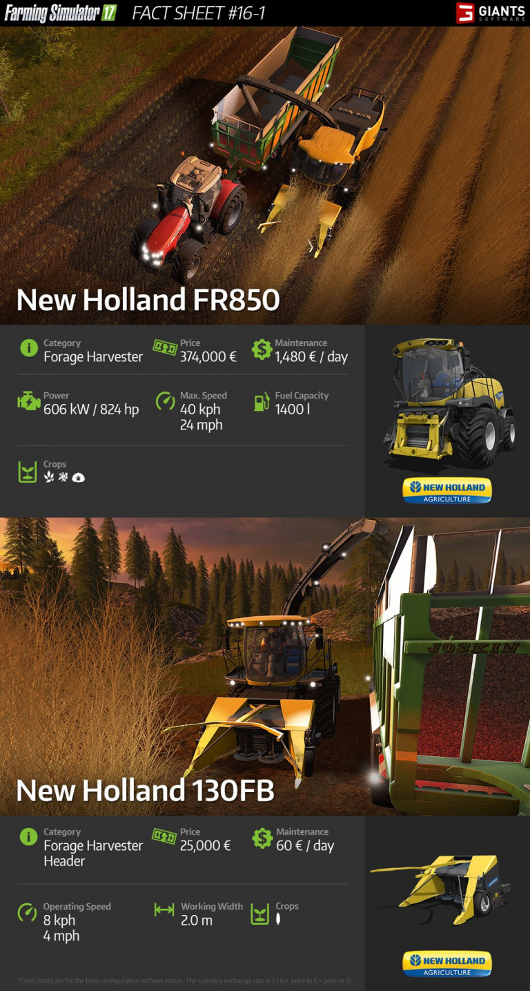 New Holland FR850 + New Holland 130 FB