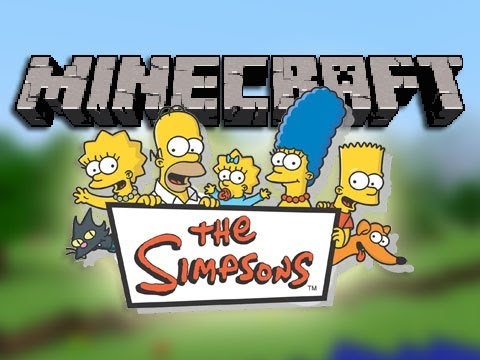 Les Simpson façon Minecraft