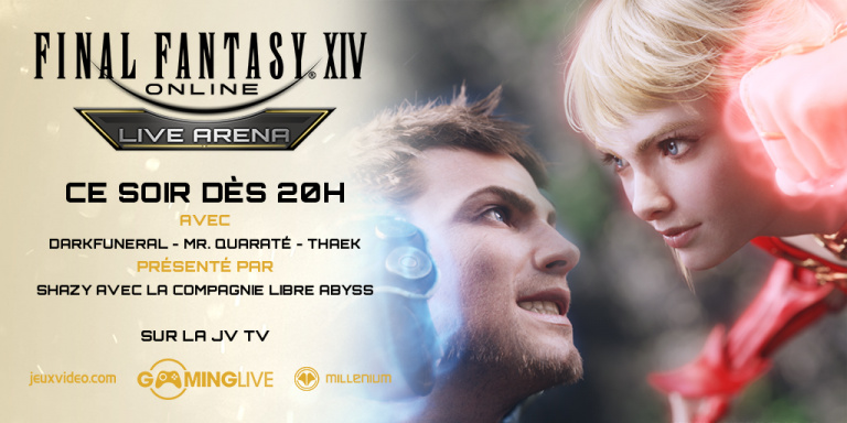 Soirée spéciale Final Fantasy XIV sur JVTV ce mardi