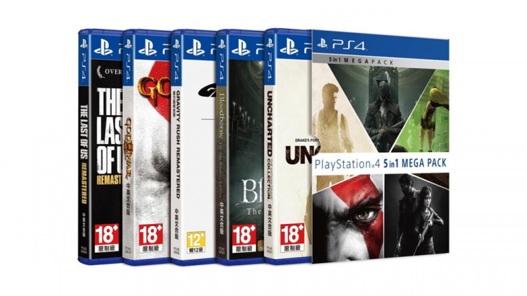 PS4 : Sony dévoile un pack de 5 jeux en 1