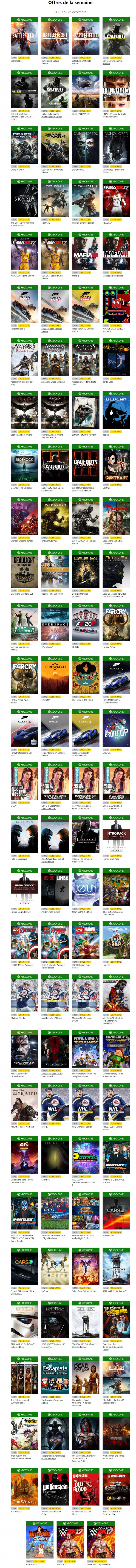 Marché Xbox Live : C'est parti pour les offres de Noël