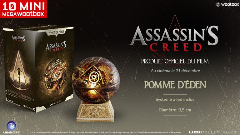 Une Pomme d’Eden Assassin’s Creed dans les mini Megawootbox Murder de janvier ! 