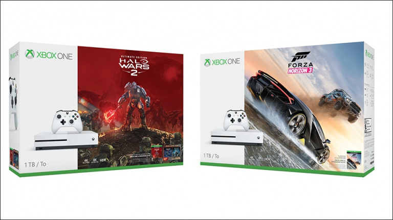 Xbox One S : des bundles Forza Horizon 3 et Halo Wars 2 annoncés