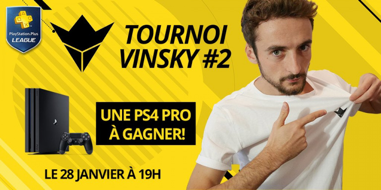 PS+ League : Suivez le Tournoi Vinsky #2 le 28 Janvier